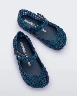 Mini Melissa Campana Papel Glitter Blue
