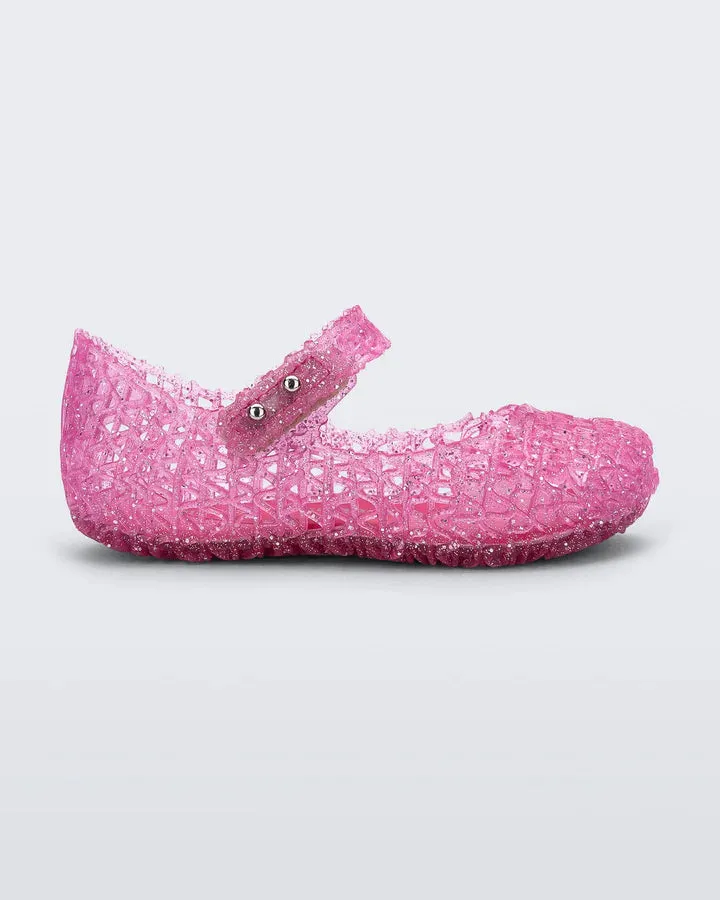 Mini Melissa Campana Papel Glitter pink