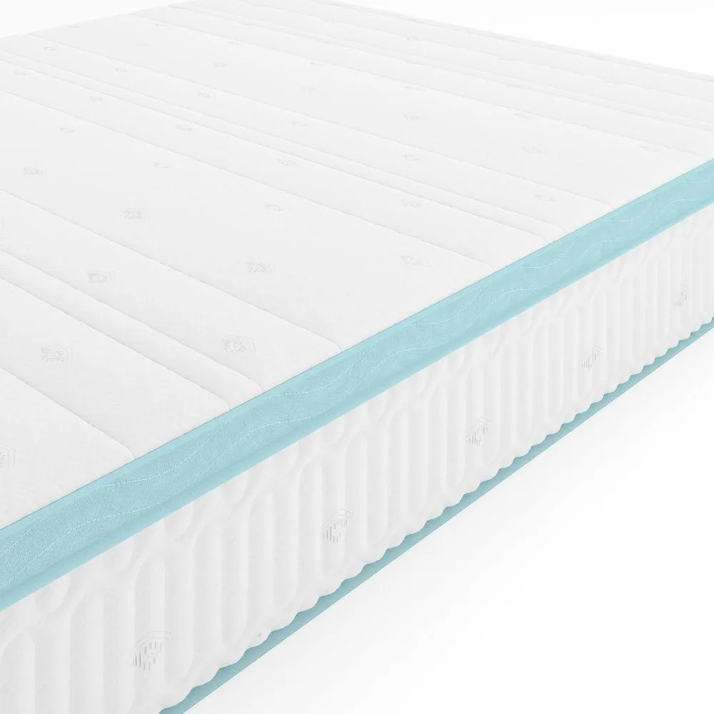 Mint Green Foam Hybrid Spring King Mattress
