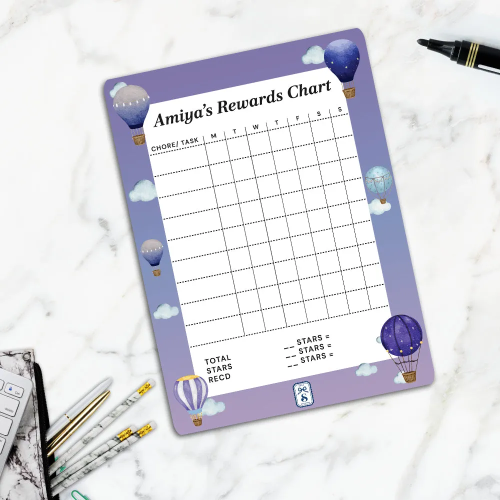 Night Flight Kids Reward Chart