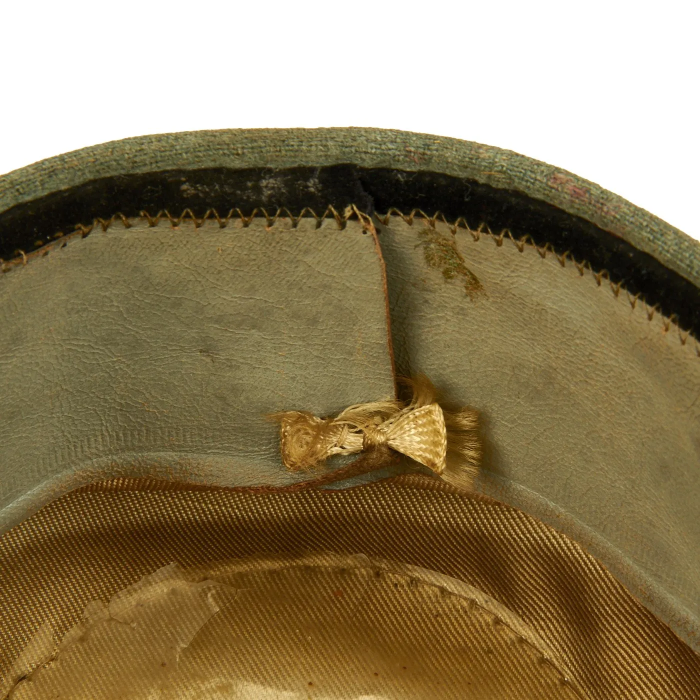 Original German WWII Army Heer Infantry Officers Schirmmütze Visor Crush Cap