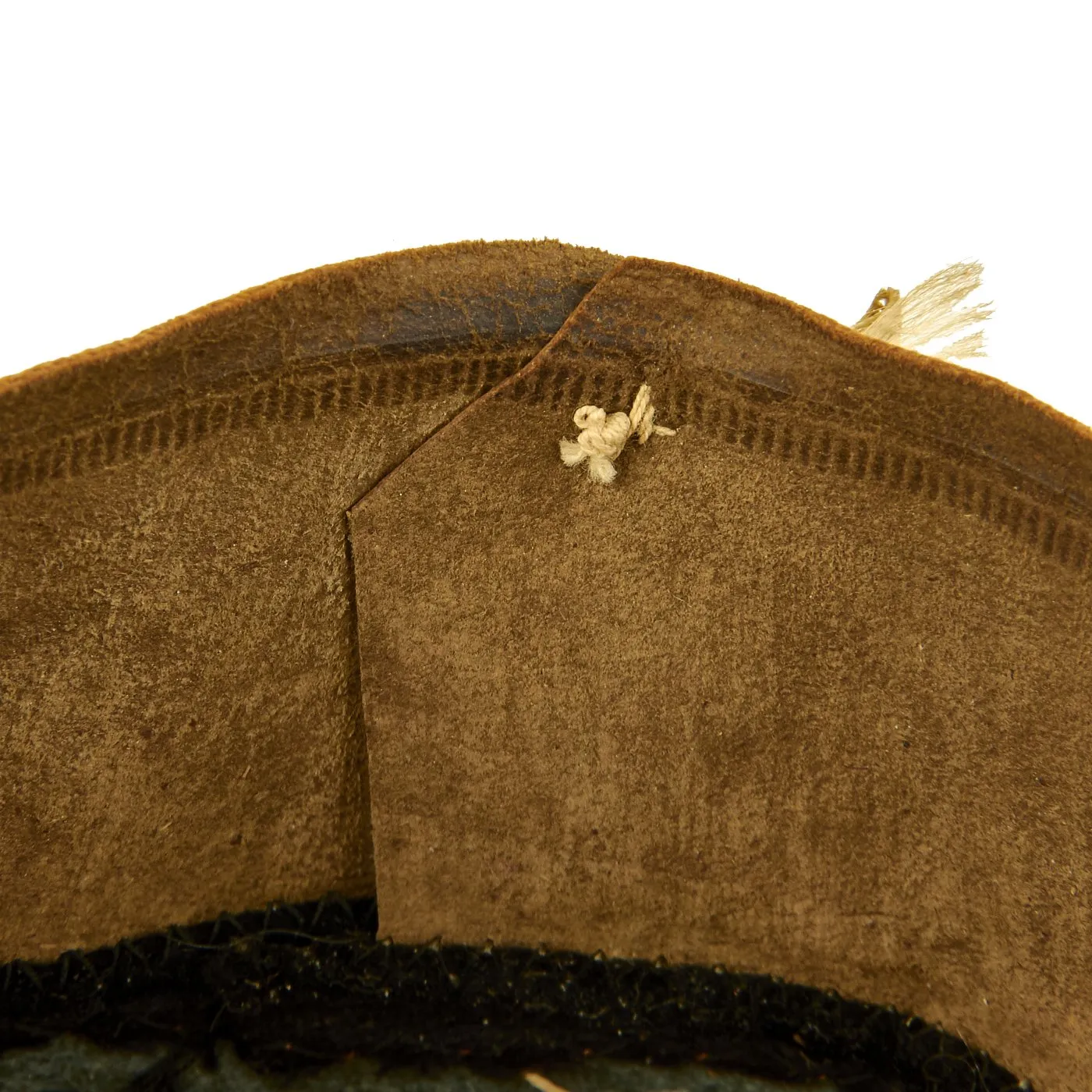 Original German WWII Army Heer Infantry Officers Schirmmütze Visor Crush Cap