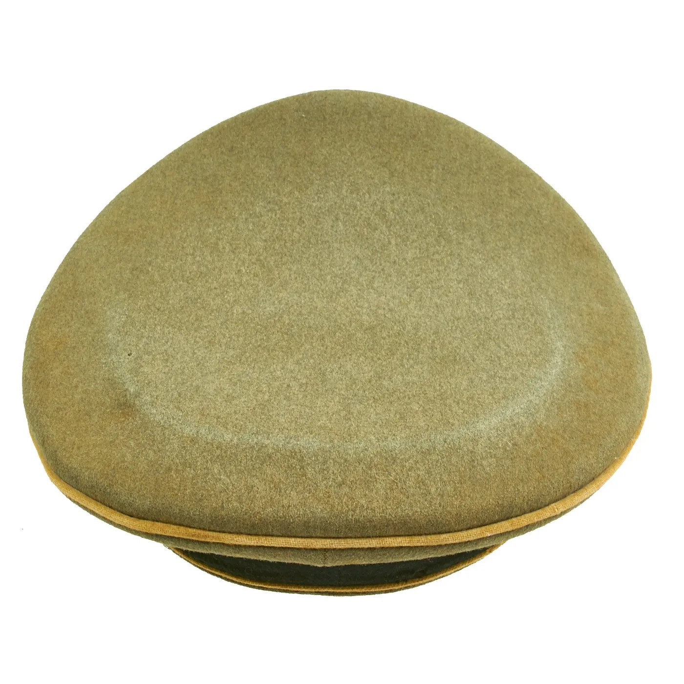 Original German WWII Army Heer Infantry Officers Schirmmütze Visor Crush Cap