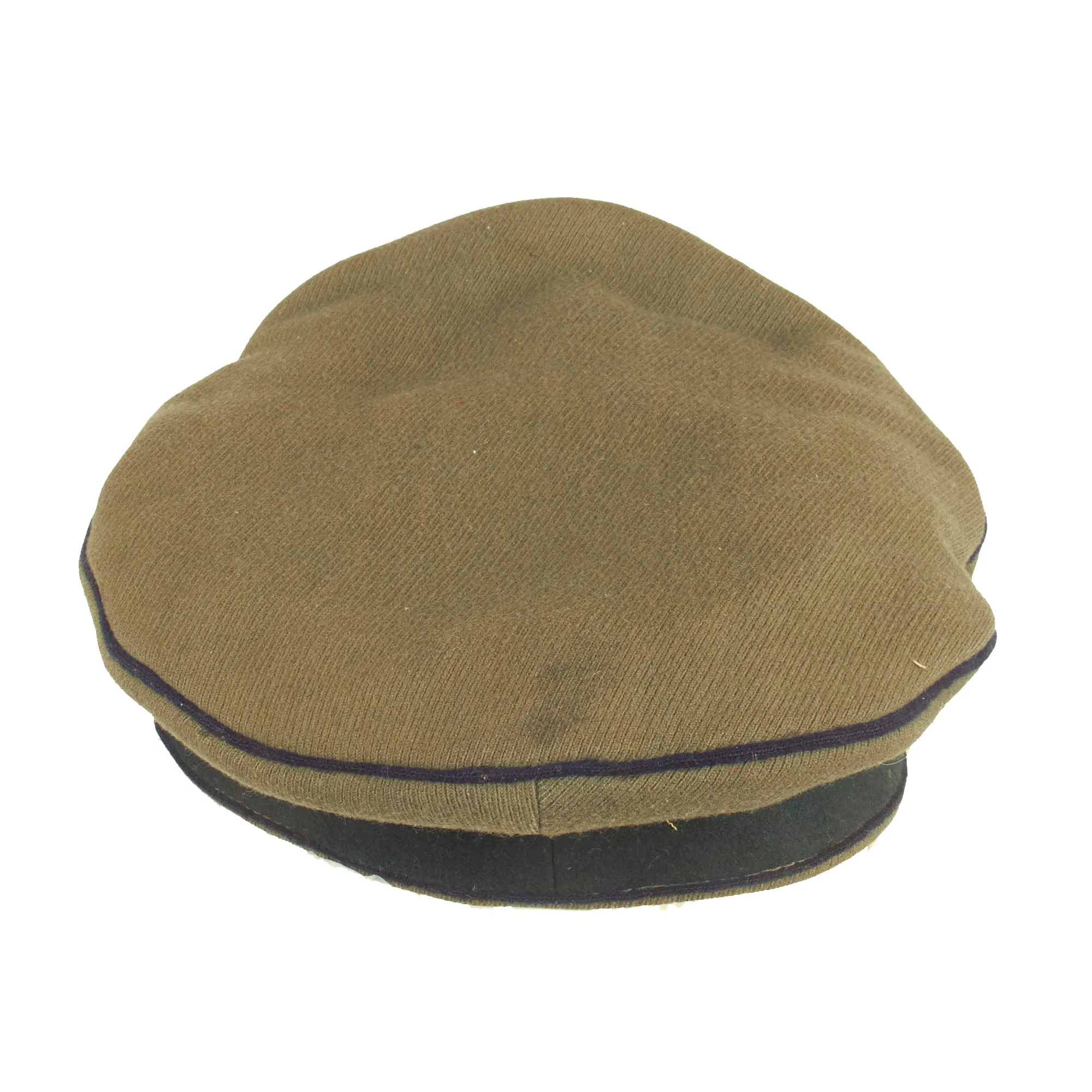 Original German WWII Heer Army Medical Officer Schirmmütze Visor Crush Cap with Embroidered Insignia