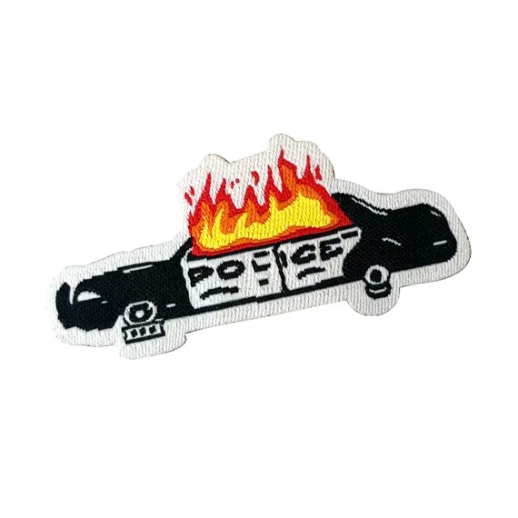 Personalised Woven Patch Sticker 8cm