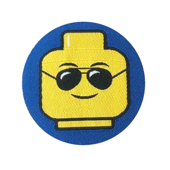 Personalised Woven Patch Sticker 8cm
