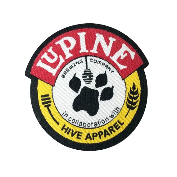 Personalised Woven Patch Sticker 8cm