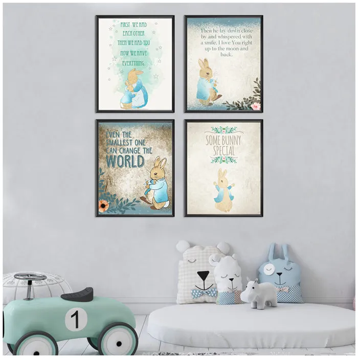 Peter Rabbit Frames Wall Art (Set of 4)