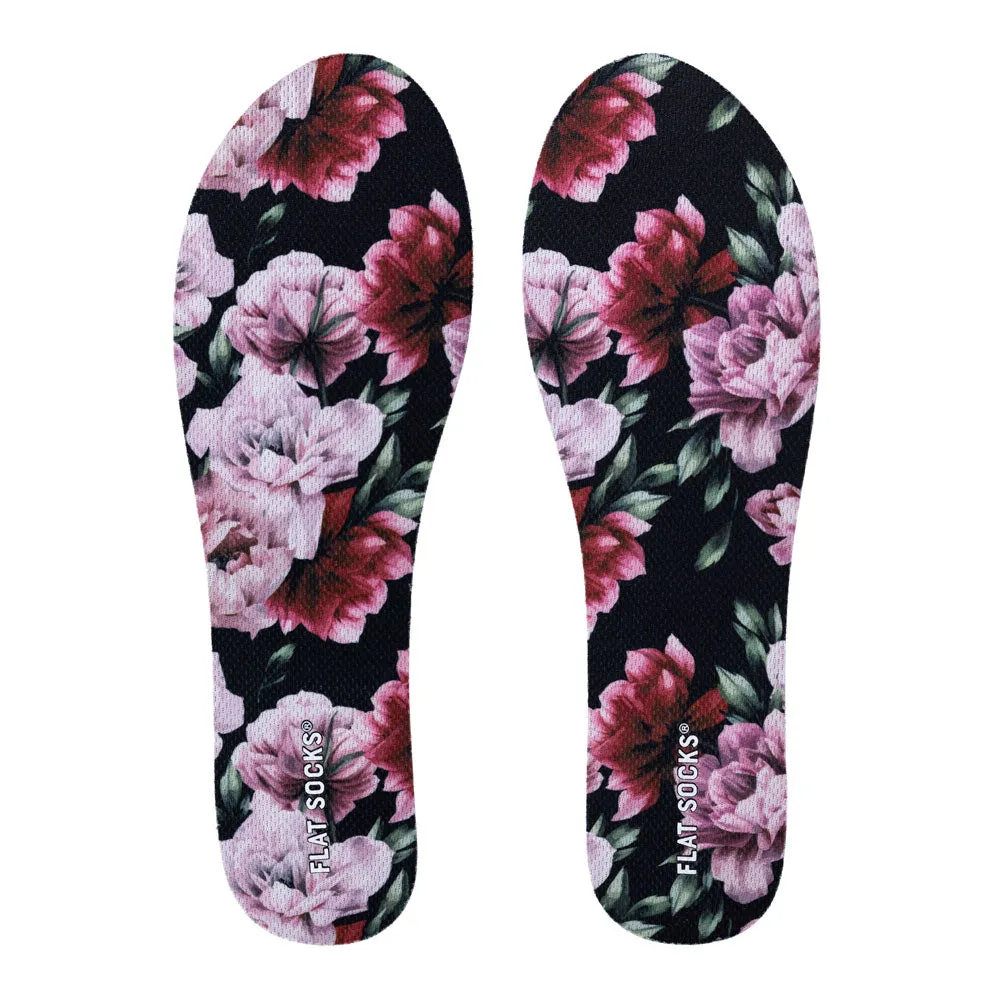 Pink Peony FLAT SOCKS