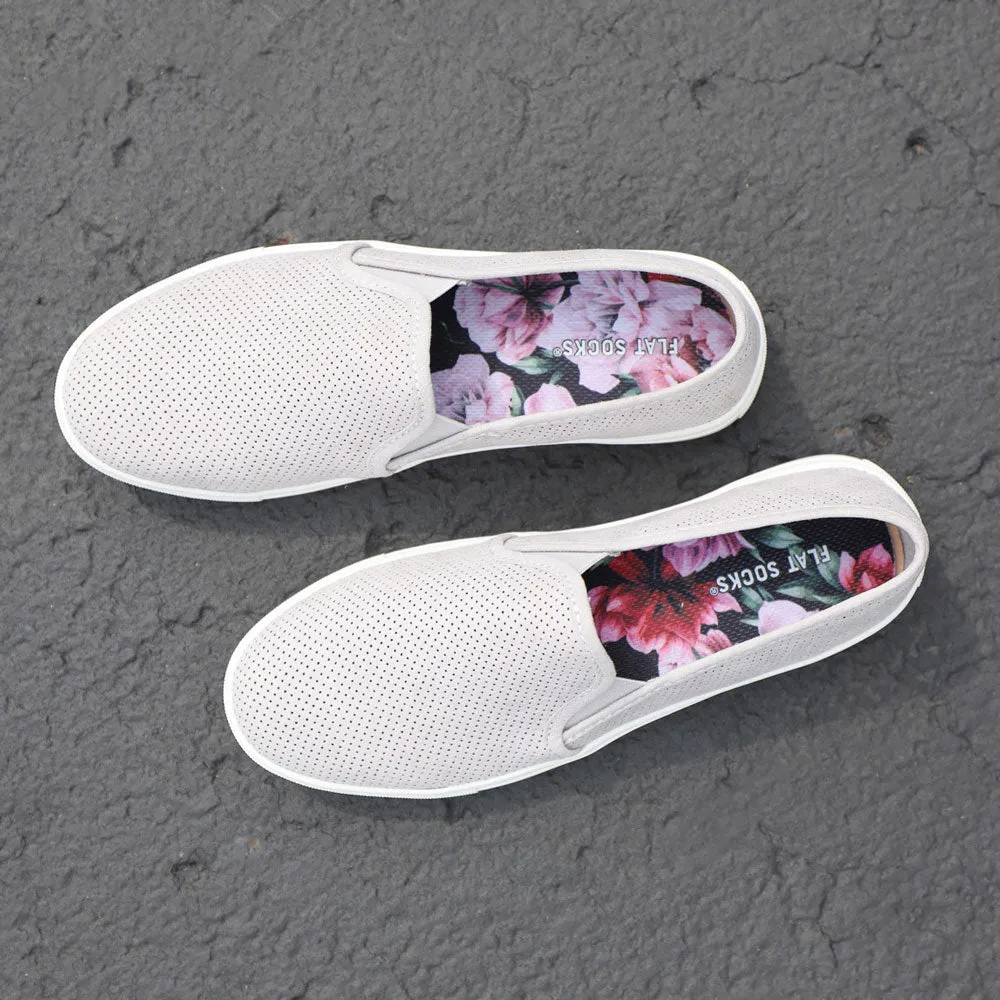 Pink Peony FLAT SOCKS