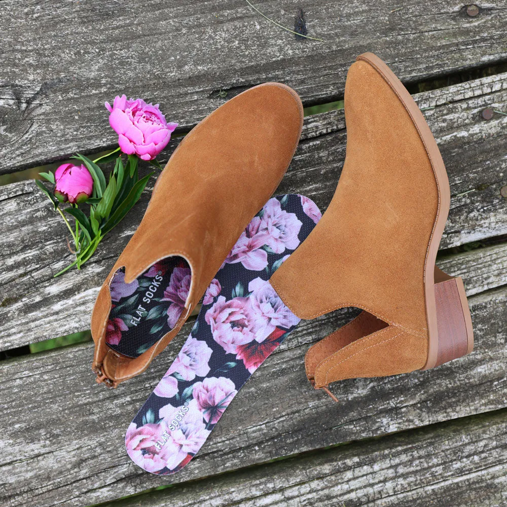 Pink Peony FLAT SOCKS