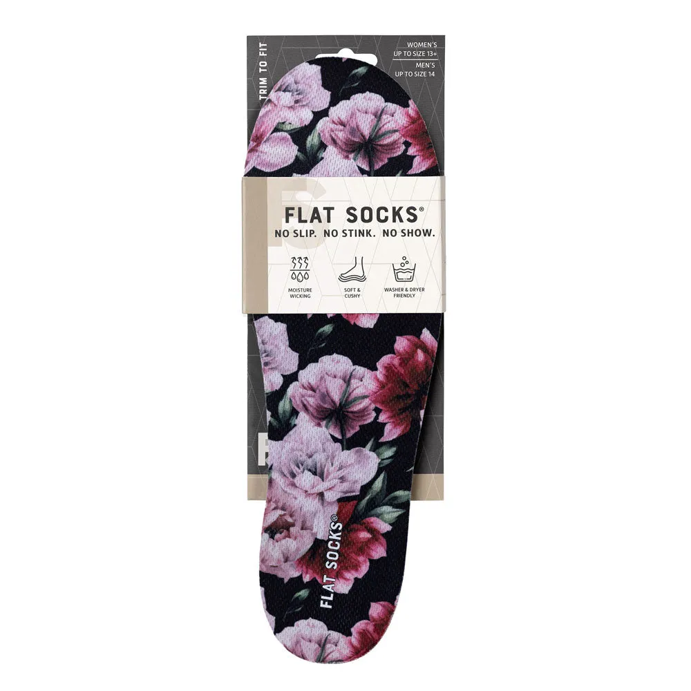 Pink Peony FLAT SOCKS