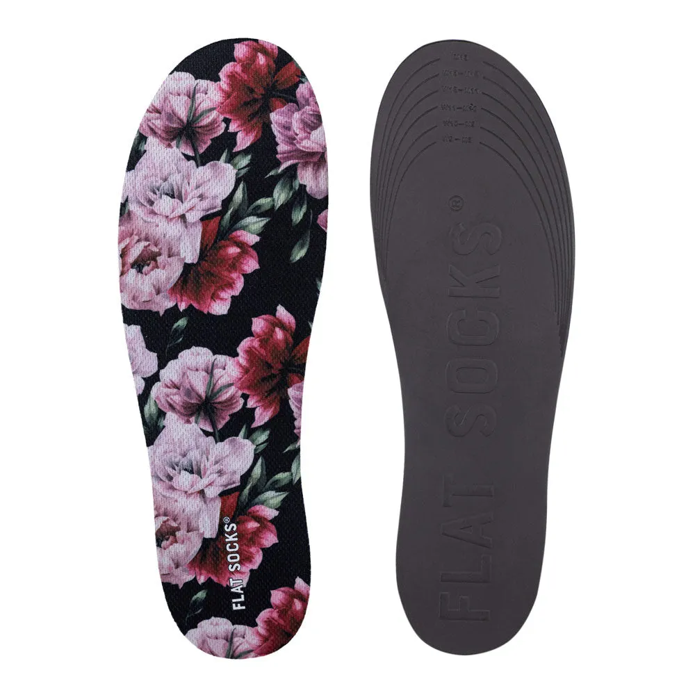 Pink Peony FLAT SOCKS