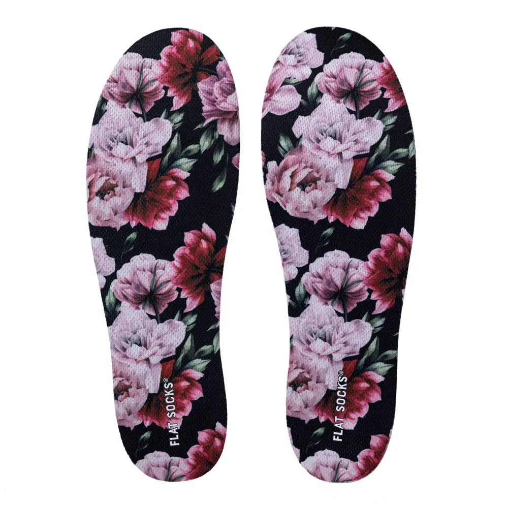 Pink Peony FLAT SOCKS