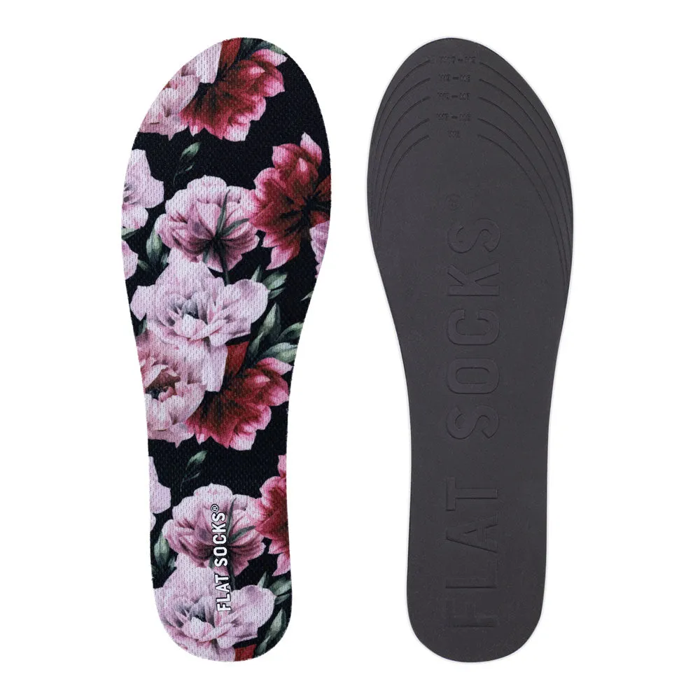 Pink Peony FLAT SOCKS