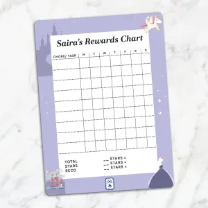 Princess Kids Reward Chart