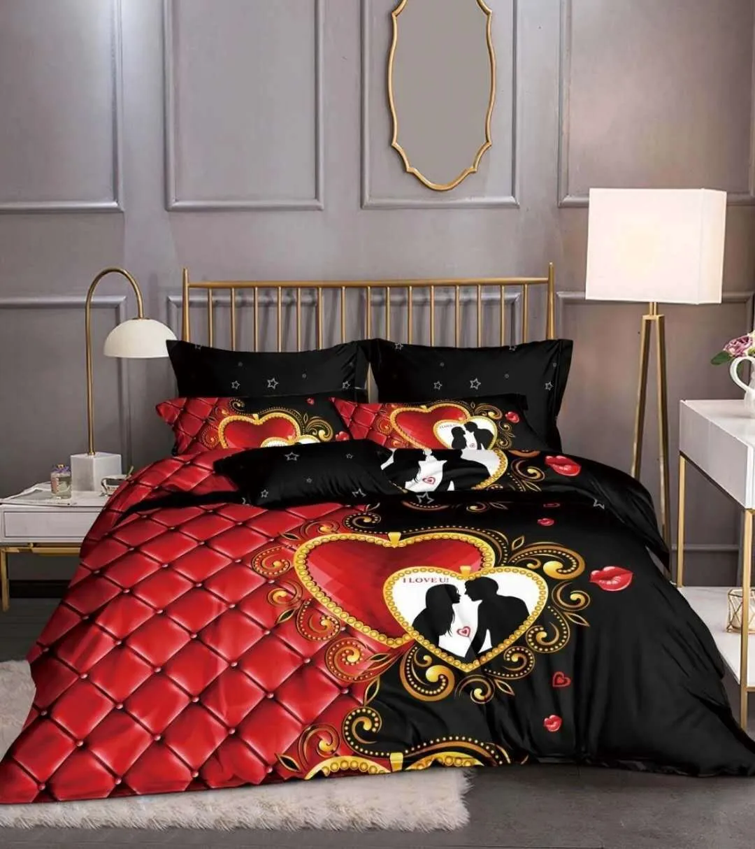 Printed 3-Piece Bedding Set