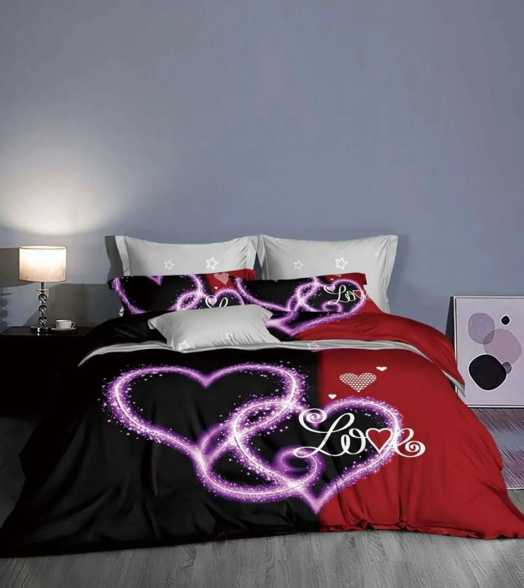 Printed 3-Piece Bedding Set
