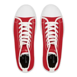 Red Women's High Top Sneakers