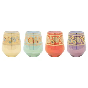 Regalia Assorted Stemless Wine Glasses (Set of 4)