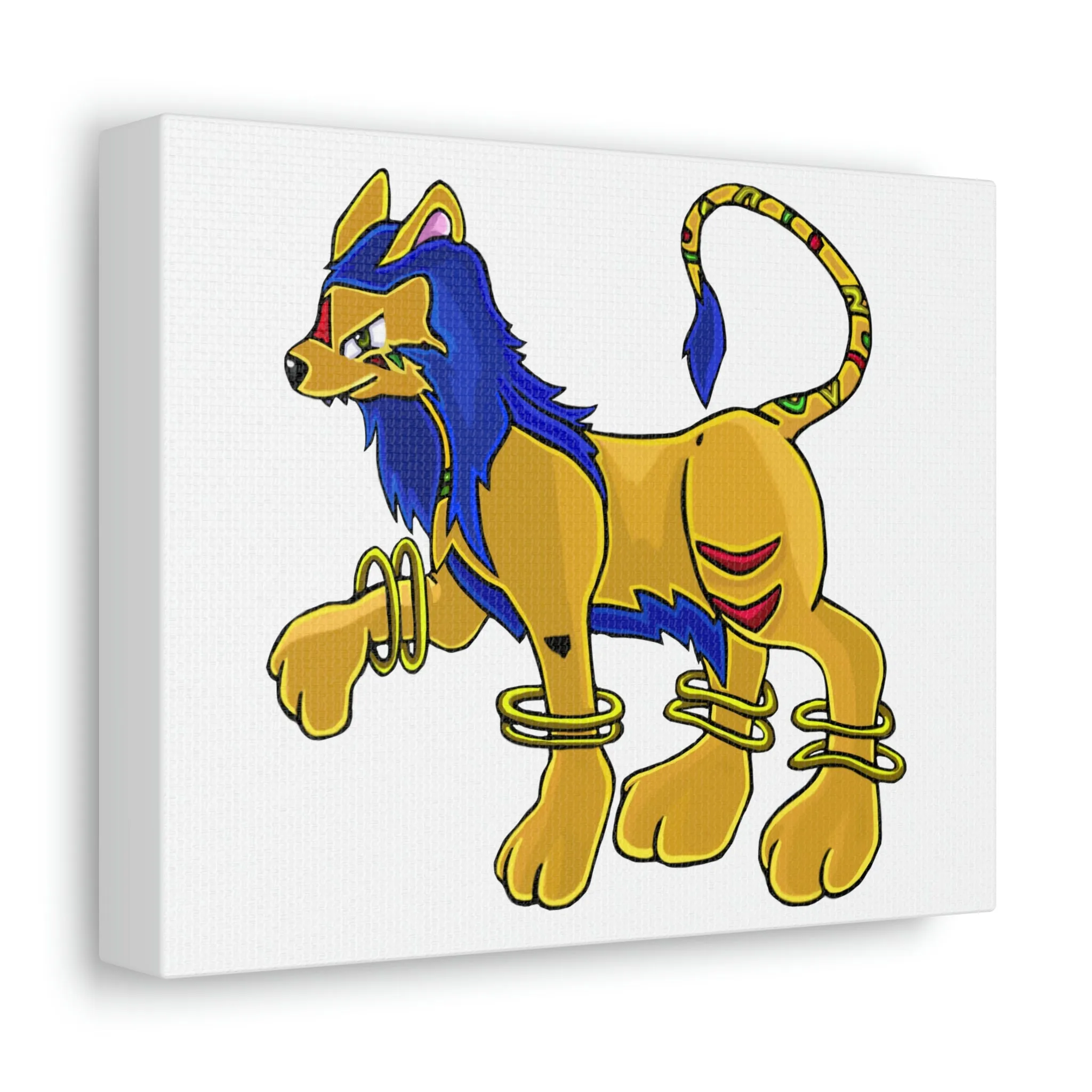 Roararing Stretched Canvas