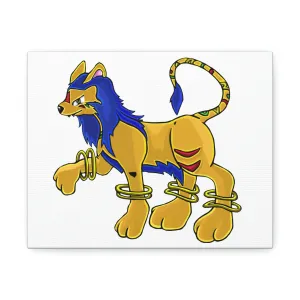 Roararing Stretched Canvas
