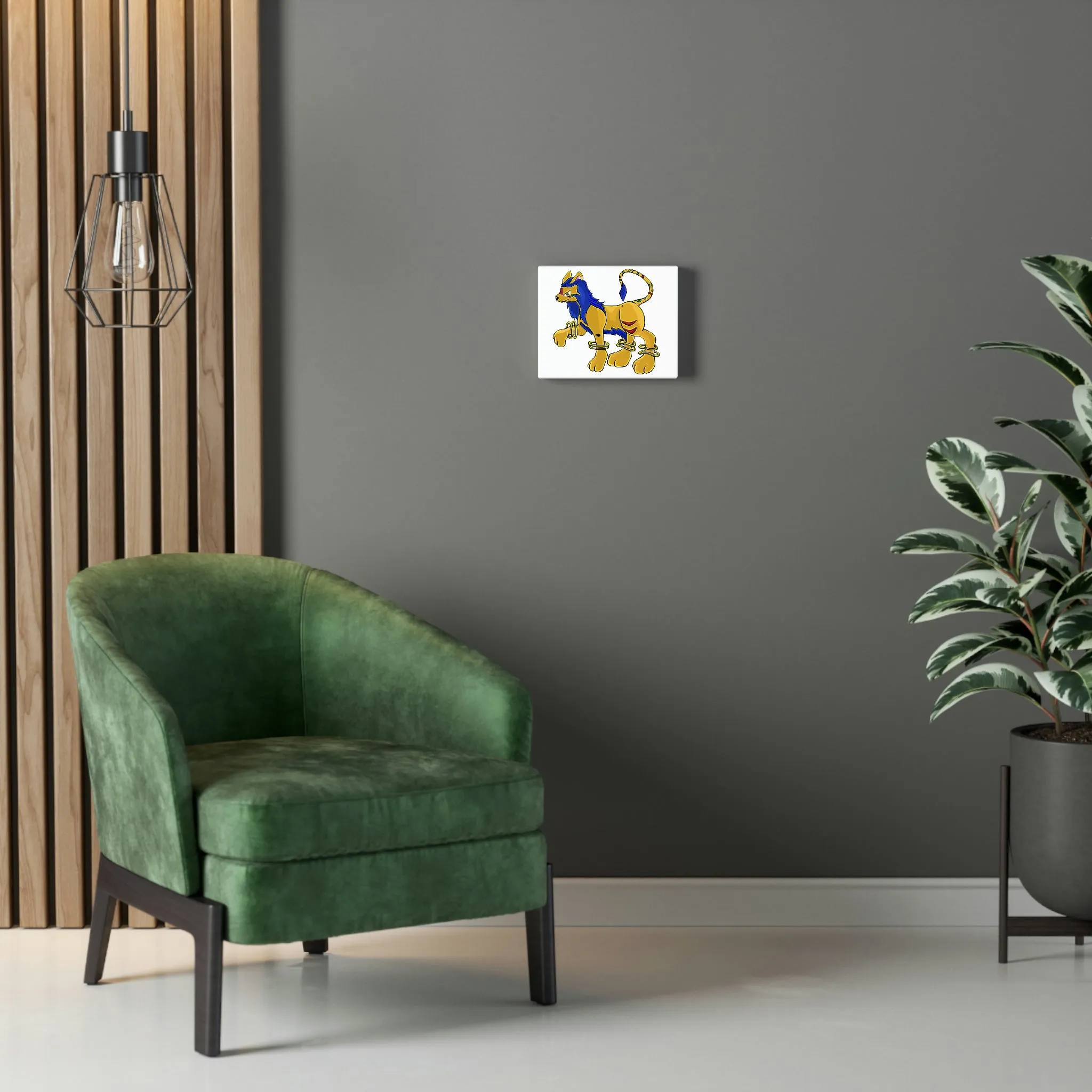 Roararing Stretched Canvas
