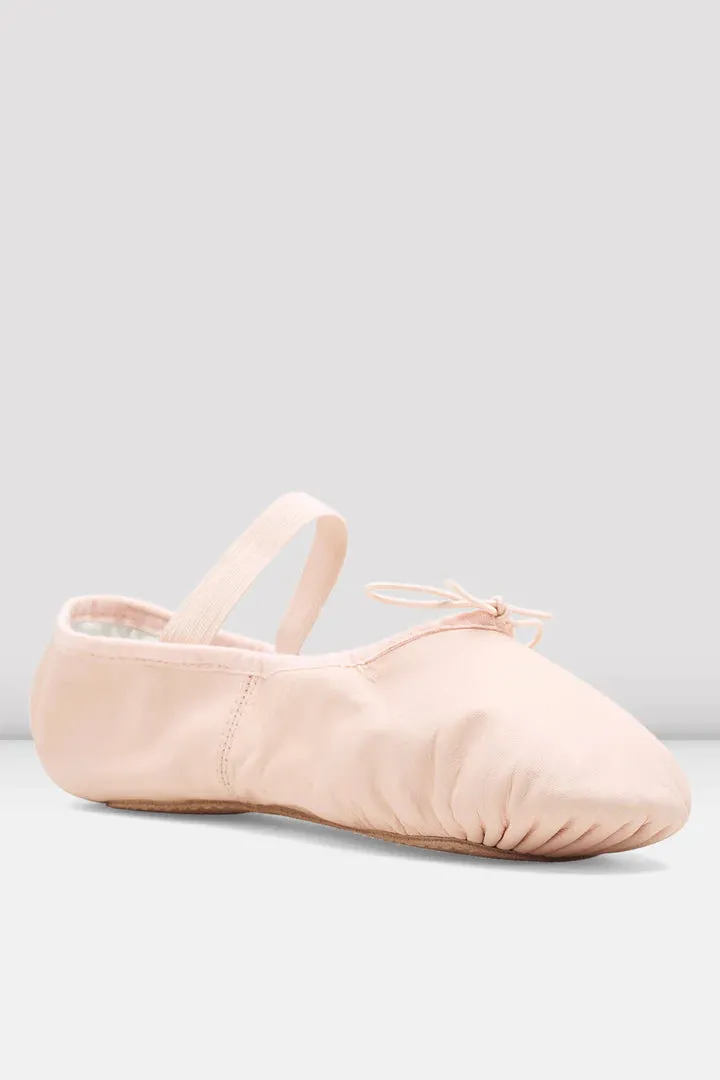 S0205T - Pink - Toddler Girls Dansoft Leather Ballet Shoe - Select Size