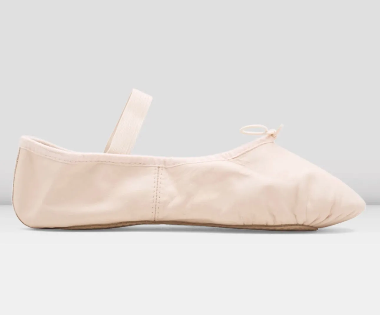 S0205T - Pink - Toddler Girls Dansoft Leather Ballet Shoe - Select Size
