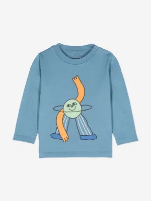 Stella McCartney Baby Boys Long Sleeve T-Shirt in Blue