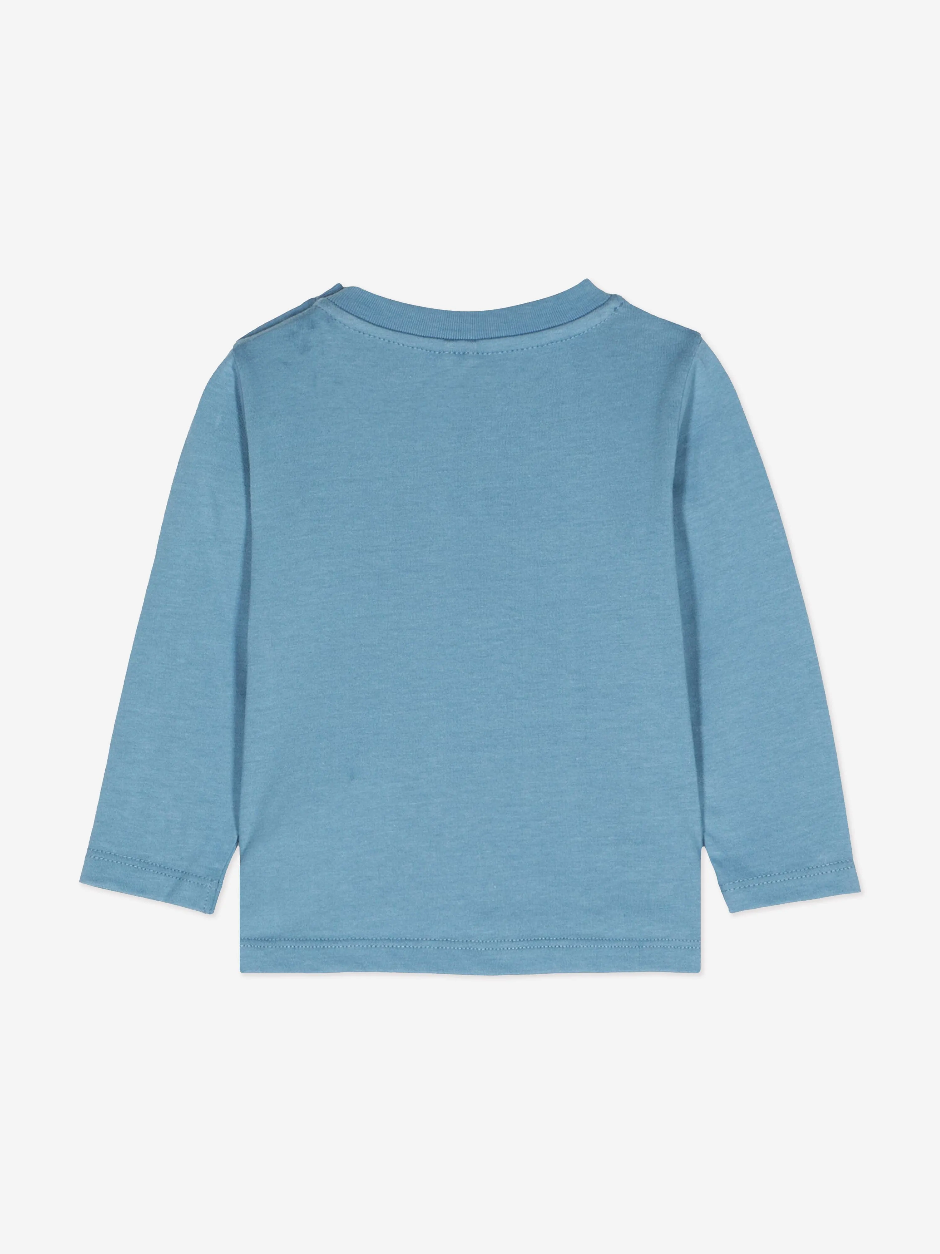 Stella McCartney Baby Boys Long Sleeve T-Shirt in Blue