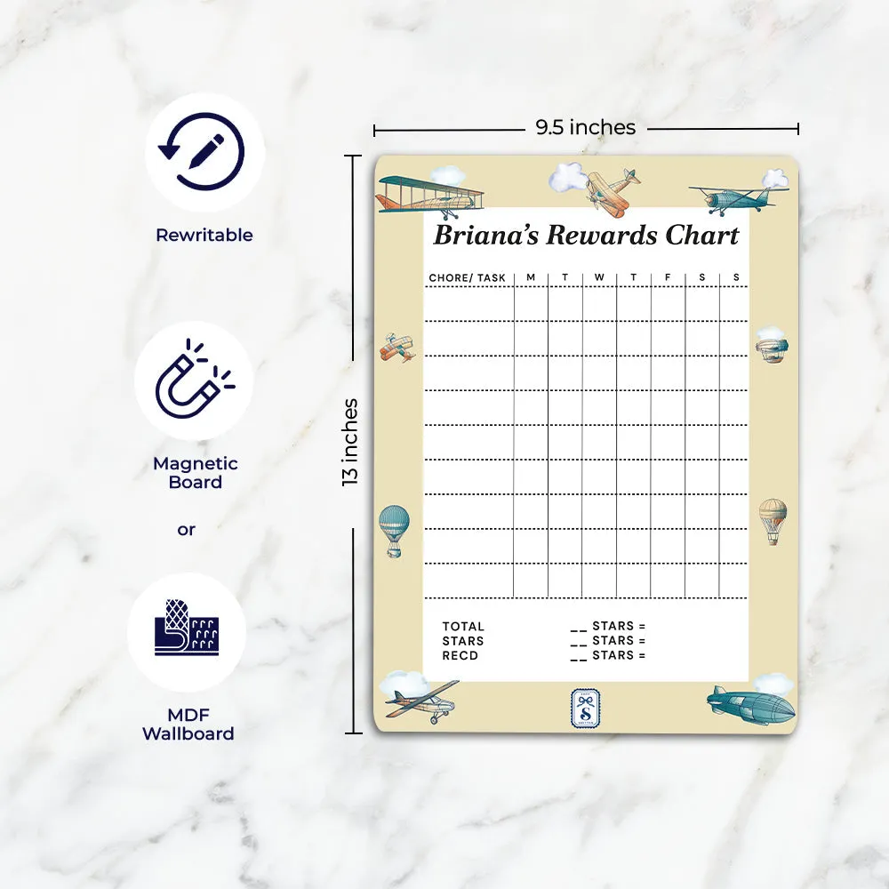 Transport Kids Reward Chart