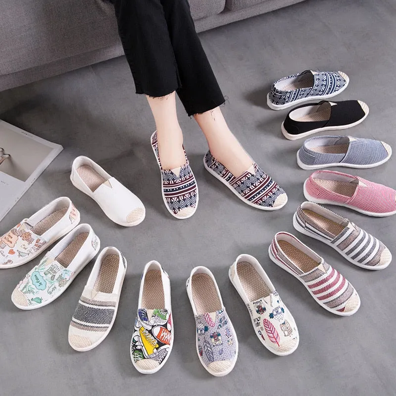 Women's Canvas Breathable Flat