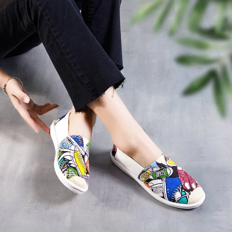 Women's Canvas Breathable Flat