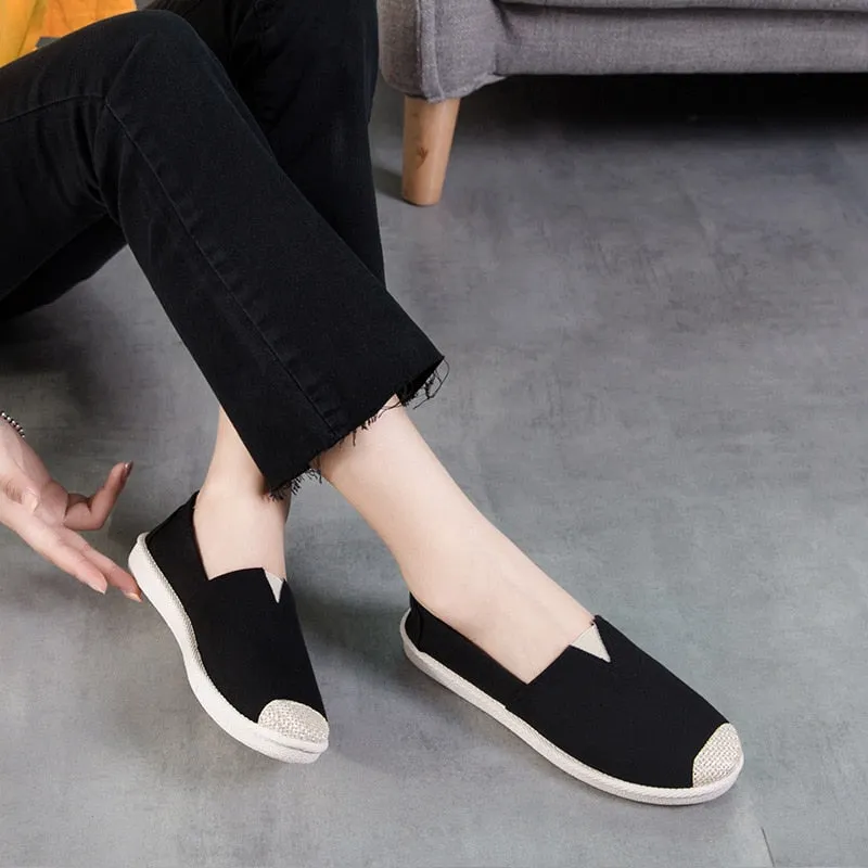 Women's Canvas Breathable Flat