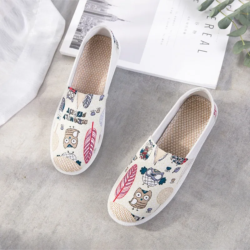 Women's Canvas Breathable Flat