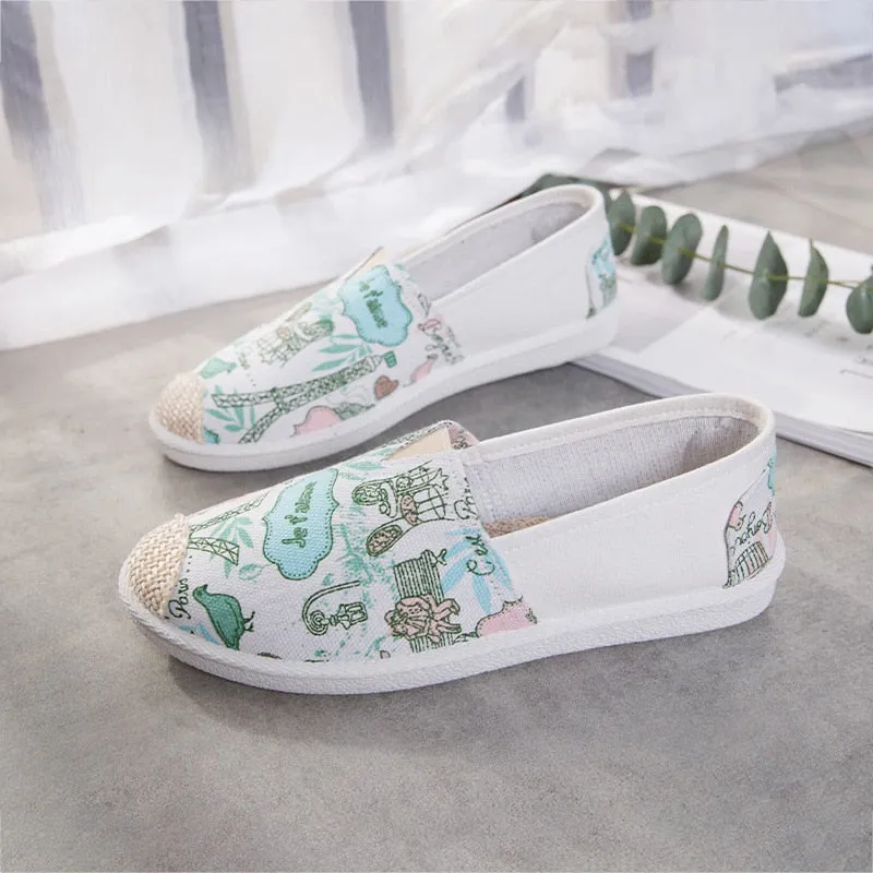 Women's Canvas Breathable Flat