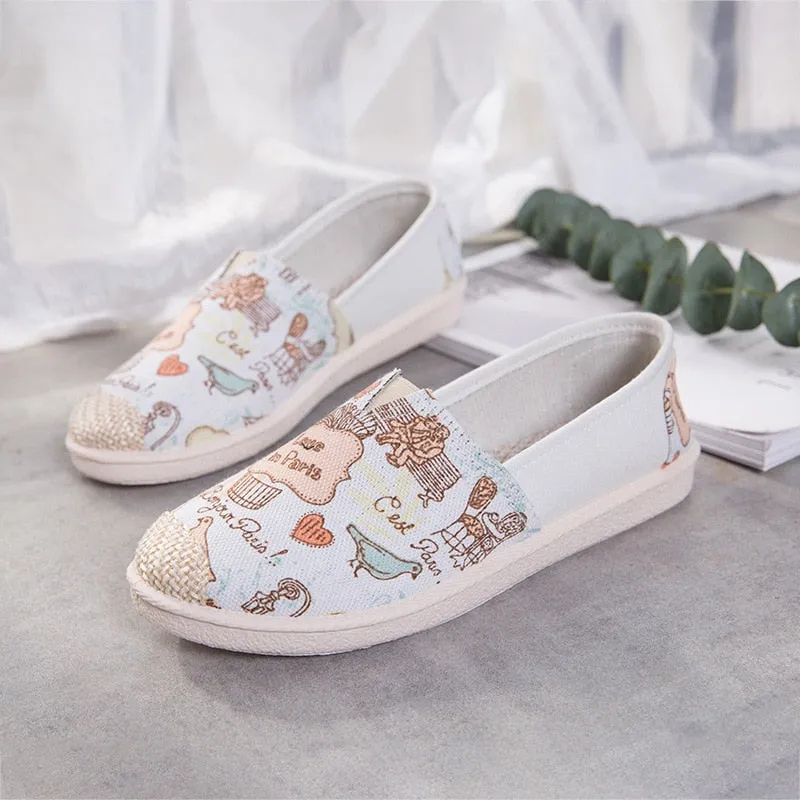 Women's Canvas Breathable Flat
