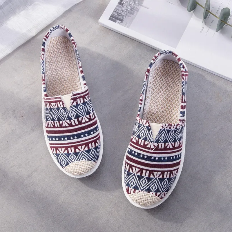 Women's Canvas Breathable Flat
