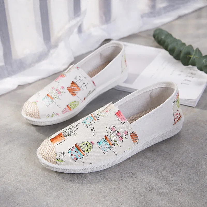 Women's Canvas Breathable Flat