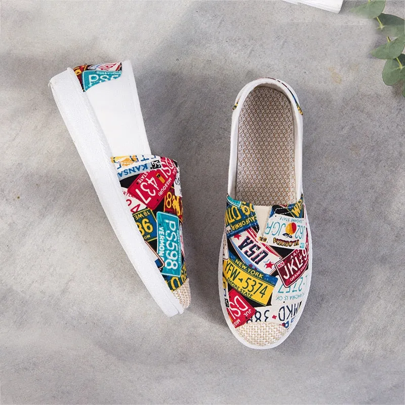 Women's Canvas Breathable Flat