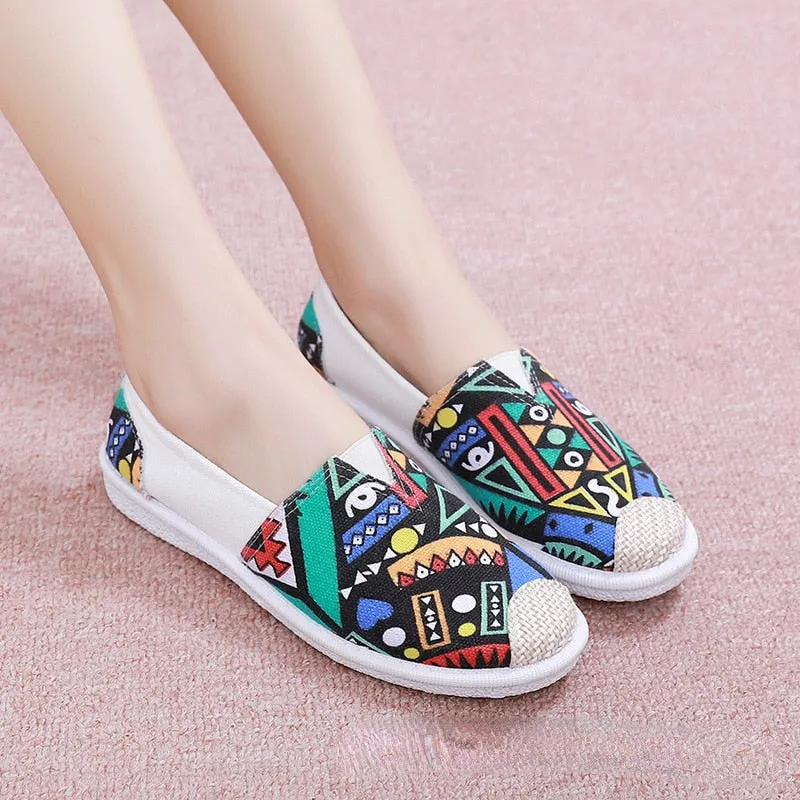 Women's Canvas Breathable Flat