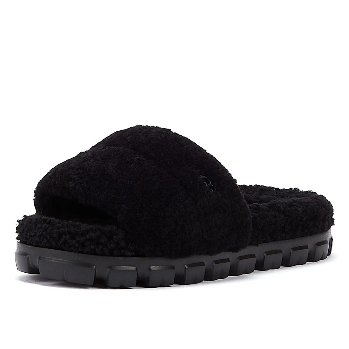 Women's Shoes UGG COZETTA CURLY Slipper Slide Sandals 1130838 BLACK