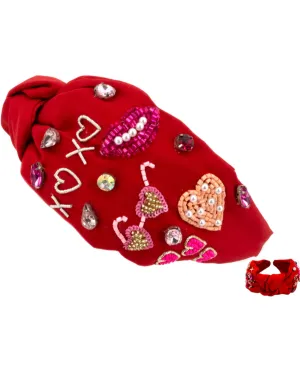 XOXO Red Headband