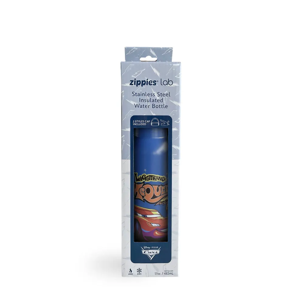 Zippies Lab Stainless Steel Insulated Water Bottle (483ml): Cars Classic Graphic